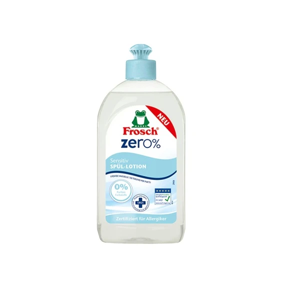 Detergent de vase Frosch Zero% Sensitive, 500 ml 